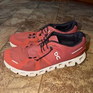 On Running Women's Cloud Shoes - Coral/Black